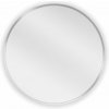 Mexen Loft, okrúhle kúpeľňové zrkadlo 30 cm, farba rámu brúsená oceľ, 9850-030-030-000-10 Mexen Loft, okrúhle kúpeľňové zrkadlo 30 cm, farba rámu brúsená oceľ, 9850-030-030-000-10