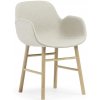 Normann Copenhagen Stolička Form Armchair Main Line Flax – prírodná/dub Normann Copenhagen Stolička Form Armchair Main Line Flax – prírodná/dub
