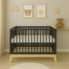 Detská postieľka so zábranou New Baby MARCUS 120x60 cm grafit/prírodná Detská postieľka so zábranou New Baby MARCUS 120x60 cm grafit/prírodná