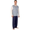 Evona P130 Best pánské pyžamo dlouhé modré