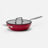 Wok panvica Meda 4.0, ø 28 cm - Nepriľnavá panvica s keramickým povrchom s pokrievkou, vínová Wok panvica Meda 4.0, ø 28 cm - Nepriľnavá panvica s keramickým povrchom s pokrievkou, vínová