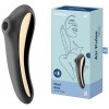 Stimulátor klitorisu s vibrátorom Dual Kiss Black Satisfyer Stimulátor klitorisu s vibrátorom Dual Kiss Black Satisfyer