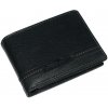 Pánska čierna kožená peňaženka Corvo Bianco 12,5 x 9,2 cm Pánska čierna kožená peňaženka Corvo Bianco 12,5 x 9,2 cm