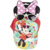 Minnie a Mickey Mouse Set Kšiltovka a sluneční brýle Minnie Mouse květiny vel. 53cm Minnie a Mickey Mouse Set Kšiltovka a sluneční brýle Minnie Mouse květiny vel. 53cm