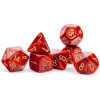 Kocka Set 7 Mega-hedral Scarab Scarlet/Gold