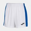 MAXI SHORT dámske futbalové šortky biela azúrová 2XL MAXI SHORT dámske futbalové šortky biela azúrová 2XL