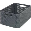 CURVER úložný box RATTAN style2 M antracit CURVER úložný box RATTAN style2 M antracit
