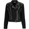 Only Kožené bundy ONLGILLA LS STUD DNM BIKER JACKET CRO Čierna Only Kožené bundy ONLGILLA LS STUD DNM BIKER JACKET CRO Čierna