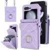 Peňaženkové puzdro Arrow Card case fialové – Samsung Galaxy Z Flip 6 / Z Flip 7 FE Peňaženkové puzdro Arrow Card case fialové – Samsung Galaxy Z Flip 6 / Z Flip 7 FE