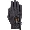 RSL Rukavice jazdecké s kamienkami Ascona RSL black/rose gold XS