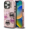 Karl Lagerfeld IML Multi K&CH Heads Zadní Kryt pro iPhone 16 Pro Max Pink Karl Lagerfeld IML Multi K&CH Heads Zadní Kryt pro iPhone 16 Pro Max Pink