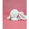 Doudou et Compagnie Paris Doudou Plyšový králík s růžovou bambulkou 80 cm Doudou et Compagnie Paris Doudou Plyšový králík s růžovou bambulkou 80 cm
