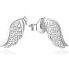 Beneto Prekrásne strieborné náušnice so zirkónmi Anjelské krídla AGUP2311L Beneto Prekrásne strieborné náušnice so zirkónmi Anjelské krídla AGUP2311L