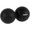 Duoball dvojitá masážna loptička 6.2cm, čierna farba, silikónový materiál, REBEL ACTIVE Duoball dvojitá masážna loptička 6.2cm, čierna farba, silikónový materiál, REBEL ACTIVE