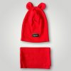 Set čiapka a nákrčník s uškami one size (1-3 roky) Set čiapka a nákrčník s uškami one size (1-3 roky)