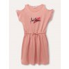 Winkiki dievčenské šaty WTG 11052 púdrová