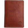 Poyem Kožené puzdro na dokumenty Poyem 5226 koňakovo hnedé