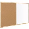 Kombinovaná tabuľa / nástenka Rocada 6120V19, drevený rám (borovica), 60 × 40 cm, korková / magnetická lakovaná biela, balenie 10 ks Kombinovaná tabuľa / nástenka Rocada 6120V19, drevený rám (borovica), 60 × 40 cm, korková / magnetická lakovaná biela, balenie 10 ks