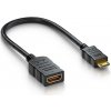 PremiumCord Flexi adaptér HDMI Typ A samica - mini HDMI Typ C samec pre ohybné zapojenie PremiumCord Flexi adaptér HDMI Typ A samica - mini HDMI Typ C samec pre ohybné zapojenie