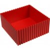 Plastová krabička na náradie 70-150x150 mm, červená Plastová krabička na náradie 70-150x150 mm, červená