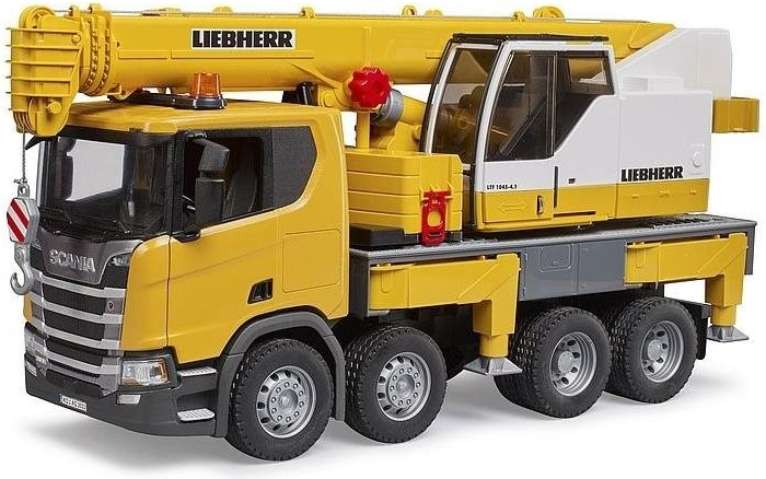 Bruder Nákladné auto Scania so žeriavom Liebherr 3571