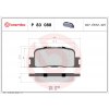 Sada brzdových platničiek kotúčovej brzdy BREMBO P 83 088 Sada brzdových platničiek kotúčovej brzdy BREMBO P 83 088