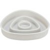 Miska k pomalému krmení, design triangl, 0,35l/15 ×15 cm, plast/TPR, šedá 1 ks Miska k pomalému krmení, design triangl, 0,35l/15 ×15 cm, plast/TPR, šedá 1 ks