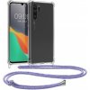 Púzdro kwmobile Priehľadné Huawei P30 Pro fialové