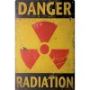 Ceduľa Danger Radiation Vintage style 30cm x 20cm Plechová tabuľa Ceduľa Danger Radiation Vintage style 30cm x 20cm Plechová tabuľa