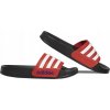 adidas Adilette SHOWER K Čierna / Biela / Červená adidas Adilette SHOWER K Čierna / Biela / Červená