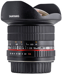 Samyang 12mm f/2.8 ED AS NCS Fish-eye Nikon F