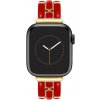 Anne Klein Ocelový tah pro Apple Watch 38/40/41 mm - Gold/Red WK/1048GPRD38