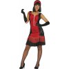 Guirca Dámsky kostým - Charleston červeno-čierny Veľkosť - dospelý: L