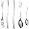 RealG RC-K-802 Sada príborov z nehrdzavejúcej ocele, 5 kusov, strieborná RealG RC-K-802 Sada príborov z nehrdzavejúcej ocele, 5 kusov, strieborná