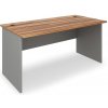 Rauman Stôl SimpleOffice 160 x 80 cm, orech vlašský / sivá Rauman Stôl SimpleOffice 160 x 80 cm, orech vlašský / sivá