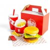 Bigjigs Toys Súprava Burger a hranolky Bigjigs Toys Súprava Burger a hranolky