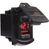 USB nabíjačka QC3.0 + USB-C+voltmeter „Rocker“ 12/24 V, 48 W USB nabíjačka QC3.0 + USB-C+voltmeter „Rocker“ 12/24 V, 48 W