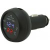 COMPASS zástrčka multi - usb, voltmetr, teploměr 07427