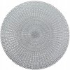 Zeller Okrúhle strieborné plastové prestieranie priemer 41 cm Zeller Okrúhle strieborné plastové prestieranie priemer 41 cm