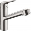 Hansgrohe Focus M42 - Drezová batéria M427-H150 s výsuvnou spŕškou, vzhľad nehrdzavejúcej ocele - 71814800 Hansgrohe Focus M42 - Drezová batéria M427-H150 s výsuvnou spŕškou, vzhľad nehrdzavejúcej ocele - 71814800