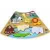 Drevené puzzle Safari prepojiteľné, 7 dielov Drevené puzzle Safari prepojiteľné, 7 dielov