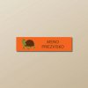 Nažehľovacie menovky na oblečenie (Kopírovat) - 1ks, Obdĺžnik 4,4 × 1,1 cm, Korytnačka, Oranžová Nažehľovacie menovky na oblečenie (Kopírovat) - 1ks, Obdĺžnik 4,4 × 1,1 cm, Korytnačka, Oranžová