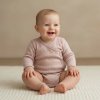 Baby Service Rastúce zavinovacie body ružové vzor obdĺžnik