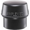Halder Halder středně tvrdá černá hlavice z gumového kompozitu SIMPLEX 50 mm 3202.050 Halder Halder středně tvrdá černá hlavice z gumového kompozitu SIMPLEX 50 mm 3202.050