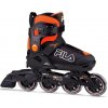 Fila X 2.0 Black/Orange detské kolieskové korčule + zľava 200,- na príslušenstvo - S, EU 29-32, 4x, 72 mm Fila X 2.0 Black/Orange detské kolieskové korčule + zľava 200,- na príslušenstvo - S, EU 29-32, 4x, 72 mm