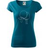 Rakety na stolný tenis jedným ťahom - Dámske tričko Pure - L ( Petrolejová ) Rakety na stolný tenis jedným ťahom - Dámske tričko Pure - L ( Petrolejová )