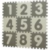 Baby Dan Hracia podložka puzzle Grey s čísly Baby Dan Hracia podložka puzzle Grey s čísly