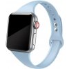 MojRemienok.sk Slim silikónový remienok pre Apple Watch 42 mm/44 mm/45 mm/46 mm/49 mm Farba: pastelovo modrá MojRemienok.sk Slim silikónový remienok pre Apple Watch 42 mm/44 mm/45 mm/46 mm/49 mm Farba: pastelovo modrá