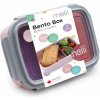 Melii Bento Box desiatový box Pink, Purple, Gray 880 ml