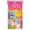 Eco Toys Drevený domček pre bábiky Slunečná rezidencie